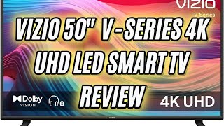 VIZIO 50Inch VSeries 4K UHD LED Smart TV Review [upl. by Khudari]