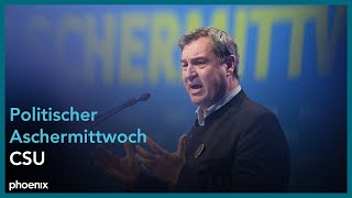 Politischer Aschermittwoch der CSU [upl. by Dent]