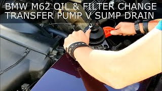 BMW E31 E32 E38 and E39 Oil and Filter Change M62 V8 [upl. by Nywroc]