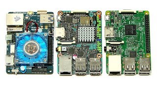 ODROIDXU4 vs Tinker Board amp Raspberry Pi 3 [upl. by Almund]