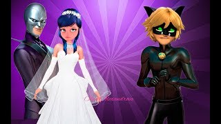 Miraculous Ladybug Hawk Moth and Marinette wedding New Episode 2017 [upl. by Liban]