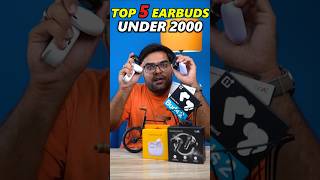 Ranking 5 Best Earbuds Under 2000 in India 2024 Perfect Earbuds ⚡⚡ [upl. by Magel]