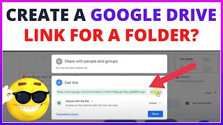 How to Create a Google Drive Link For a Folder [upl. by Ecinue]