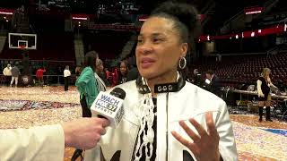 1on1 with Dawn Staley after National Championship [upl. by Lynnet]