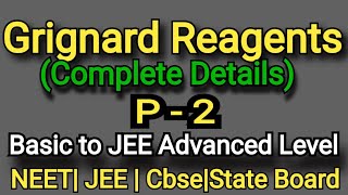 Grignard reagents part 2  organometallic compounds preparation of Alkanes  Alkenes  Alkynes [upl. by Akenahs114]