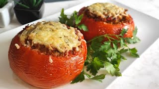 Hai pomodori in casa Prepara questa ricetta di pomodori ripieni al forno deliziosi [upl. by Sam]