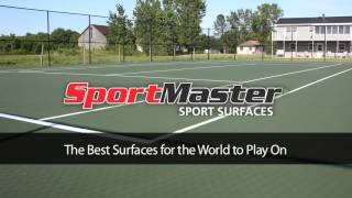 Tennis Court Coatings Available at SealMaster [upl. by Mcnally666]