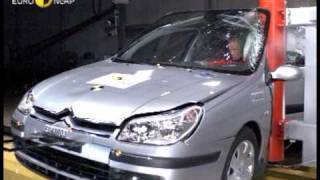 Euro NCAP  Citroen C5  2004  Crash test [upl. by Poppy]