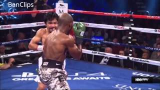 Manny Pacquiao signature punch lands on Bradley [upl. by Clippard]