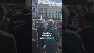 OHare Airport travelers walk to terminal as proPalestinian protesters block traffic [upl. by Boylan]