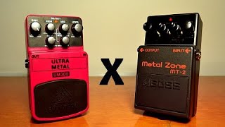 Behringer Ultra Metal x Boss Metal Zone [upl. by Solrak142]