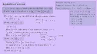 Abstract Algebra 1 Equivalence Classes [upl. by Ainehta]