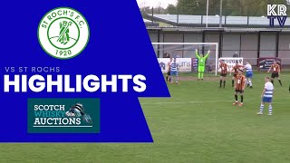 HIGHLIGHTS Kilwinning Rangers 43 St Rochs [upl. by Scandura197]