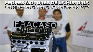 PEORES MOTORES EN LA HISTORIA DE F1 Parte 2  HistoriasF1 [upl. by Yemiaj]