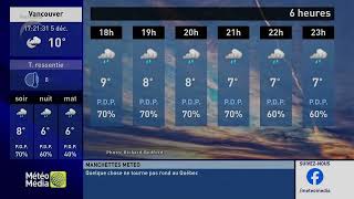 MétéoMédia  Prévision Locale  le 5 décembre 2023 [upl. by Buna]