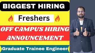 Big MNC Hiring Announced  Freshers Register Now  Graduate Trainee Engineer  Accenture Lenovo Job [upl. by Yelsna]