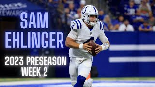 Sam Ehlinger Highlights vs Bears  914 124 yds  8 car 60 yds 1 TD  2023 NFL Preseason Week 2 [upl. by Ailemak]