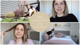 Weekend Vlog QampA Gardening amp Chores  fayesfix [upl. by Manthei219]