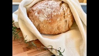 No Knead Artisan Bread Homemade fresh bread  very easy [upl. by Diogenes59]