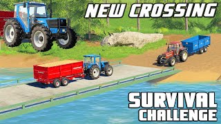 CONSTRUCTING THE BRIDGE ROAD amp NEW TRACTOR  Survival Challenge  Episode 48 [upl. by Willey]