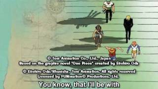 One Piece ED 03  Watashi ga iru yo FUNimation English Dub Unknown Singer Subtitled [upl. by Oicinoid]