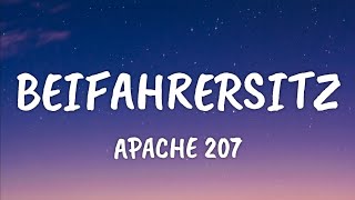 Apache 207  Beifahrersitz Lyrics [upl. by Sivert]