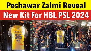 Peshawar Zalmi New Kit For HBL PSL9  Peshawar Zalmi New Jersey For PSL2024  Shahrooz Ahmad [upl. by Sheldon]