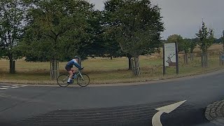 Cyclist fails to give way [upl. by Sher]