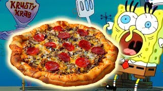 How To Make the KRUSTY KRAB PIZZA from Spongebob Squarepants  Feast of Fiction [upl. by Ahsaek130]