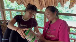 The happiest thing for a 19 year old single mother Nong gave me a giftHarvest beans and vegetables [upl. by Nero662]