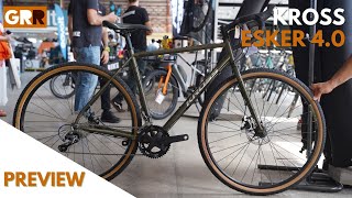 Kross Esker 40  Preview  Gravel quotmade of steelquot [upl. by Chobot]