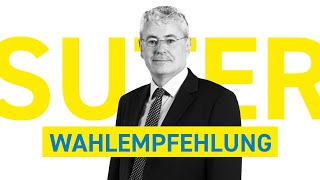 Stefan Suter – Regierungsratswahlen BaselStadt 2024 – Wahlempfehlung [upl. by Oranneg]