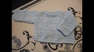 tuto tricot brassière bébé au point ajouré PARTI 1 [upl. by Lativa]