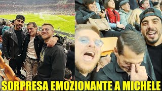 FACCIAMO UNA SORPRESA A MICHELE PER IL SUO COMPLEANNO  LO PORTIAMO ALLO STADIO E SI EMOZIONA TROPPO [upl. by Eiggam763]