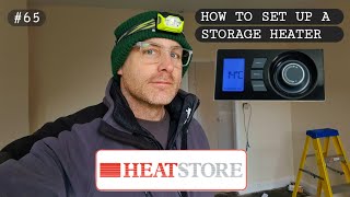 How to set up storage heaters  HEATSTORE HHR 65 [upl. by Vita761]