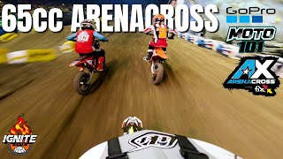 GoPro 10 Year old becomes 2024 Arenacross Champion at Wembley LittleJohns288 [upl. by Arakaj765]