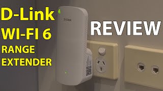 DLink AX1800 Mesh WiFi 6 Range Extender Review [upl. by Tella]