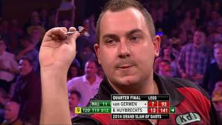 Kim Huybrechts 9dart finish [upl. by Ayekan]