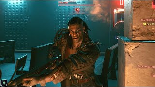 Cyberpunk 2077  Defeat Placide BOSS FIGHT Rare SPT32 Grad is OP Transmission Hard [upl. by Ijok]