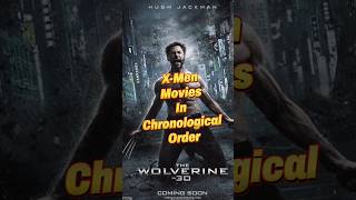 XMen Movies in Chronological Order netflix marvel shorts deadpool wolverine [upl. by Saber]