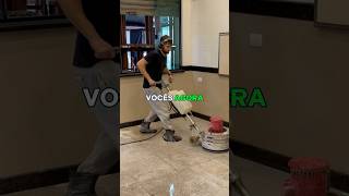 Granito desgastado e cheio de gordura mas nada é impossível pra RENOVE limpeza piso polimento [upl. by Keever]