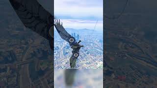 Spiderman Villain Vulture Jumps 50000ft in GTA 5 [upl. by Ddahc971]