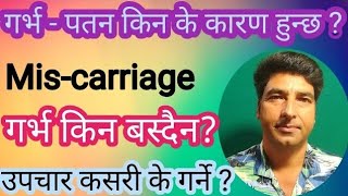 Miscarriage in early pregnancy कसरी गर्भ खेर जान सक्छ Abortion बाट कसरी बच्ने [upl. by Alene]