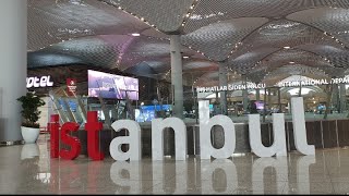 بوابة الوصول لمطار اسطنبول الدولي istanbul new airport وانتبهو لهاي المعلومة قبل السفر [upl. by Halley]