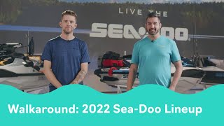 2022 SeaDoo Lineup Walkaround [upl. by Enylekcaj]