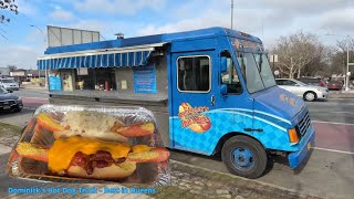 NYC LIVE Hot Dog’s at Dominicks Hot Dog Truck The Best in Queens [upl. by Aluor]