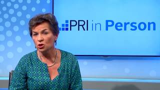 PRI in Person 2017  Christiana Figueres Convenor Mission 2020 [upl. by Gnous960]