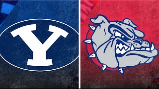 WCC Mens Basketball  Gonzaga vs BYU Highlights [upl. by Nannahs247]