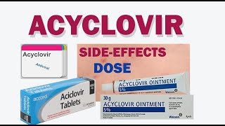 Acyclovir dosage usesside effects [upl. by Rollins]