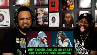 Eminem and JID WENT CRAZY   Eminem FUEL Reaction  DeCypherEd [upl. by Steady]